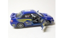 Subaru Impreza WRC Rally (синий) Субару Cararama  Б.2451, масштабная модель, Bauer/Cararama/Hongwell, scale43