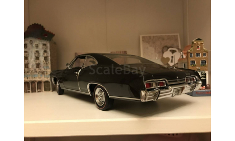 1967 Chevrolet Impala SS Black 1/18, масштабная модель, 1:18, Authentics
