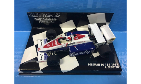 F1 Toleman TG184, масштабная модель, Minichamps, Panhard, scale43