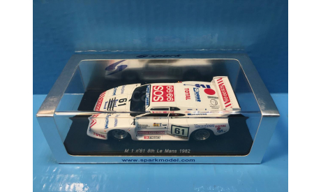 24H Lemans BMW M1 1982, масштабная модель, Spark, Mercedes-Benz, scale43