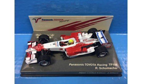 F1 Toyota TF106, масштабная модель, 1:43, 1/43, Minichamps