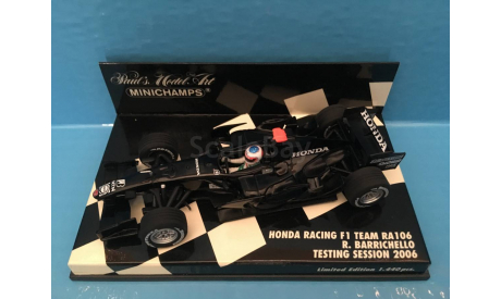 F1 Honda RA106 Test, масштабная модель, Minichamps, scale43