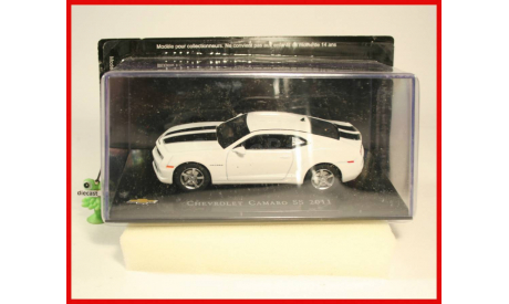 1:43 Chevrolet Camaro SS, white/black 2011, масштабная модель, Atlas, scale43