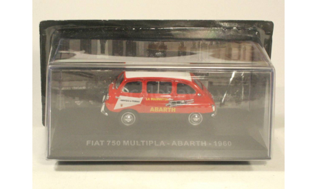 1:43 Fiat 750 Multipla Abarth 1960, масштабная модель, DeAgostini, scale43