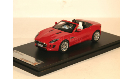 1:43 Jaguar F-Type V8 S 2013 red with black interior PremiumX, масштабная модель, Premium X, 1/43