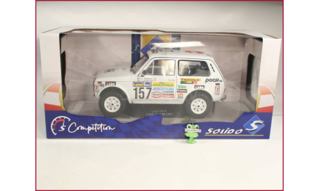 1:18 ВАЗ 2121 НИВА Paris Dakar rallye #157 LADA от Solido, масштабная модель, scale18