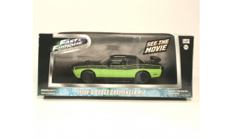 1:43 Letty’s Dodge Challenger R/T 2014 Форсаж 7 Fast and the Furious GreenLight, масштабная модель, Greenlight Collectibles, scale43