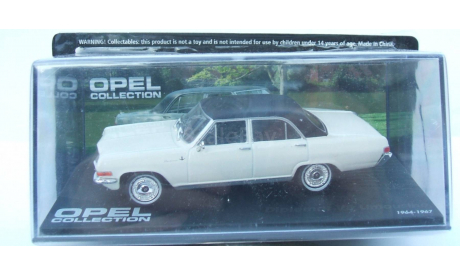 1:43 Opel Diplomat V8 Limousine 1964 white with black, масштабная модель, DeAgostini, scale43