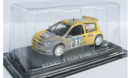 1:43 Renault Clio #61 1600 WRC 2003, масштабная модель, Atlas, scale43