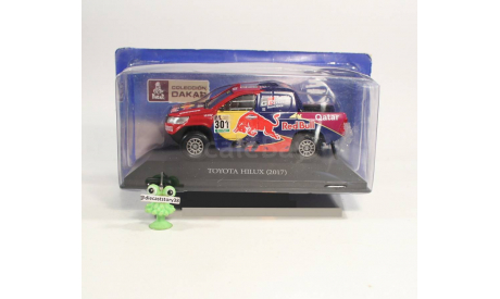 1:43 Toyota Hilux #301 Nasser Al-Attiyah Qatar Dakar, масштабная модель, Atlas, scale43