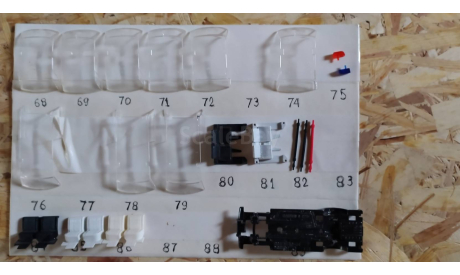 Запчасти к Газ-24, Газ-2402, Газ-3102., масштабная модель, Тантал, 1:43, 1/43