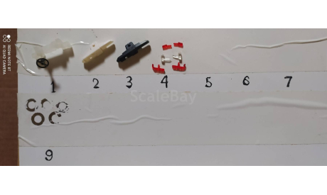 Запчасти к Газ-24, Газ-2402, Газ-3102., масштабная модель, Тантал, 1:43, 1/43