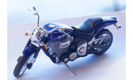 YAMAHA ROAD STAR WARRIOR   1:18, масштабная модель мотоцикла, WELLY, 1/18