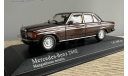 Mercedes-Benz 280E W123 Minichamps Manganbraun metallic, масштабная модель, scale43