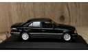 С 1 рубля, без резервной цены! Mercedes-Benz 500E W124 Minichamps Blauswartz, масштабная модель, scale43