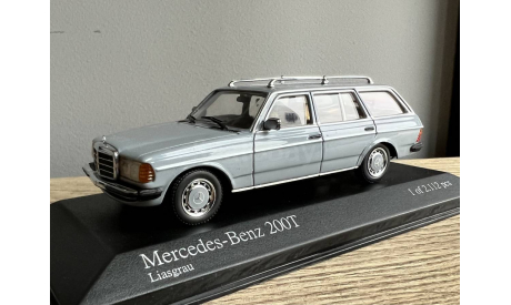 Mercedes-Benz S123 200T Liasgrau Minichamps, масштабная модель, scale43