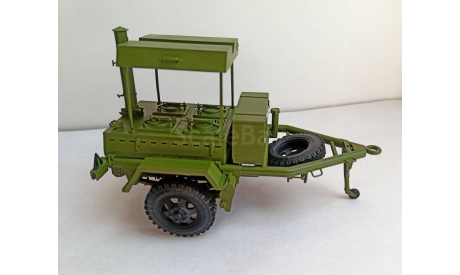 Прицеп кухня полевая КП-130, масштабная модель, ручная работа, scale43