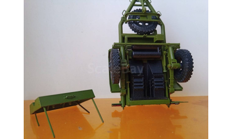 Прицеп кухня полевая КП-130, масштабная модель, ручная работа, scale43