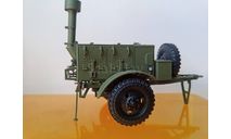 Прицеп кухня полевая КП-125, масштабная модель, КП-125 на базе прицепа ИАПЗ-739к, ручная работа, scale43