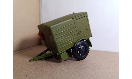 Масштабная модель (1/43) прицеп ПГУ-210, масштабная модель, ручная работ, 1:43
