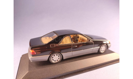 Mercedes S 600 (140), Black, Minichamps 1/43 РАРИТЕТ, масштабная модель, Mercedes-Benz, 1:43