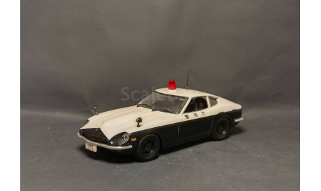 Nissan Fairlady Z 1972 ПММ №5, масштабная модель, Полицейские машины мира, Deagostini, scale43