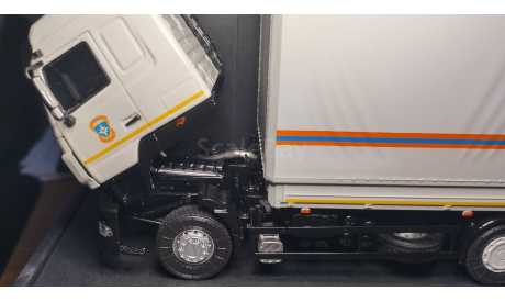 Маз 6312 МЧС Бортовой с тентом SSM, масштабная модель, Start Scale Models (SSM), scale43