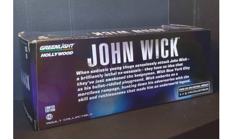 Dodge Charger R/T 1968 John Wick part 1 movie 1:43, масштабная модель, Greenlight Collectibles, scale43