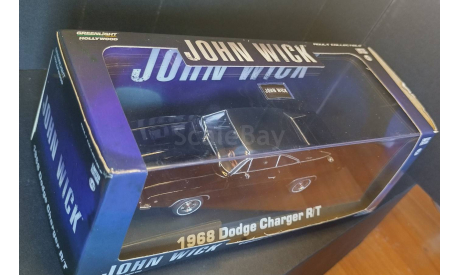 Dodge Charger R/T 1968 John Wick part 1 movie 1:43, масштабная модель, Greenlight Collectibles, scale43