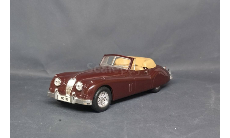 Jaguar XK140 Суперкары №4, масштабная модель, Суперкары. Лучшие автомобили мира, журнал от DeAgostini, scale43