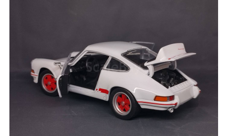 PORSCHE 911 Carrera RS 2.7 (1973) Welly 1:24, масштабная модель, scale24