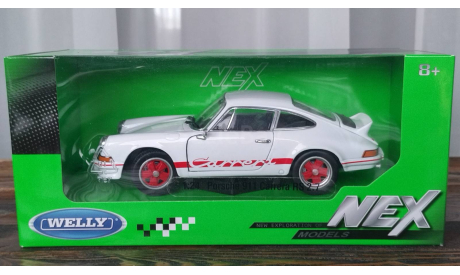 PORSCHE 911 Carrera RS 2.7 (1973) Welly 1:24, масштабная модель, scale24
