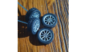 Комплект дисков Skoda Octavia (III) A7 1:43, запчасти для масштабных моделей, Abrex, scale43, Škoda