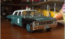 Ford Galaxie 500 1964, масштабная модель, Полицейские машины мира, Deagostini, scale43