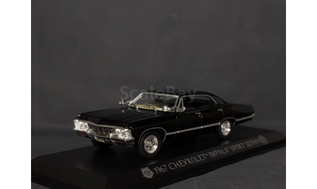 Chevrolet Impala Sport Sedan 1967 1:43, масштабная модель, Greenlight Collectibles, scale43