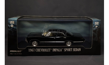 Chevrolet Impala Sport Sedan 1967 1:43, масштабная модель, Greenlight Collectibles, scale43