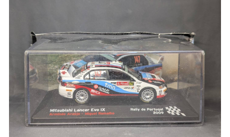 Mitsubishi Lancer Evo IX #147 Rally de Portugal 2009 1:43, масштабная модель, IXO Rally (серии RAC, RAM), scale43
