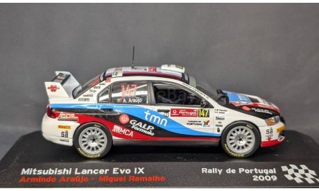 Mitsubishi Lancer Evo IX #147 Rally de Portugal 2009 1:43, масштабная модель, IXO Rally (серии RAC, RAM), scale43