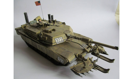 Abrams M1A1, сборные модели бронетехники, танков, бтт, 1:35, 1/35, Trumpeter