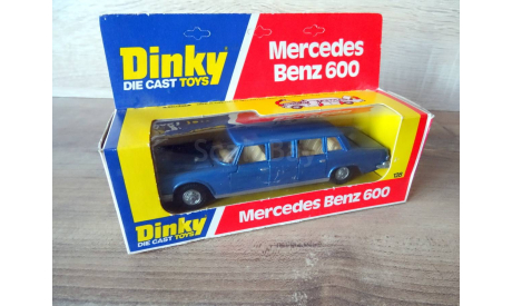 Dinky Toys 128 Mercedes 600 Pullman в оригинальной коробке сделано в Англии, масштабная модель, scale43, Mercedes-Benz