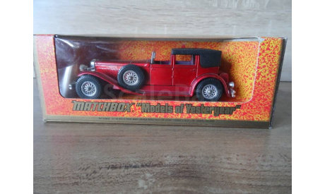 Matchbox Y4 1930 Model ’J’ Duesenberg Англия, масштабная модель, scale0