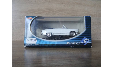 Solido 4598 Panhard PL17 Cabriolet 1961, масштабная модель, scale43