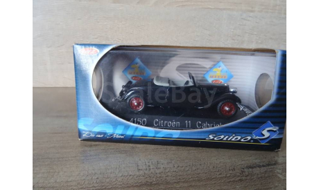 Solido 4150 Citroen 11 Cabriolet, масштабная модель, scale43, Citroën