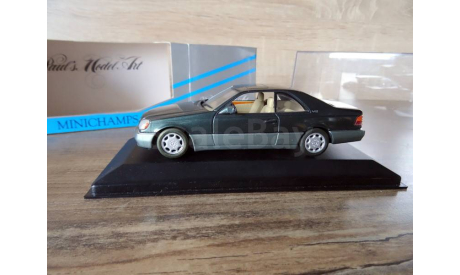 Мерседес Бенц Mercedes Benz 600 SEC Malachite MINICHAMPS, масштабная модель, scale43, Mercedes-Benz