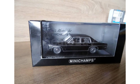 Опель Opel Diplomat 1968 Черный Minichamps, масштабная модель, scale43