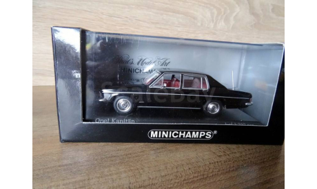 Опель Opel Kapitan 1969-77 Черный Minichamps, масштабная модель, scale43