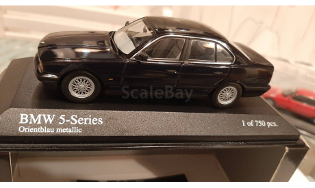 ​BMW 5er e34 535i Blue, масштабная модель, Minichamps, scale43