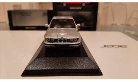 BMW 5er e34 535i Silber blue, масштабная модель, Minichamps, scale43