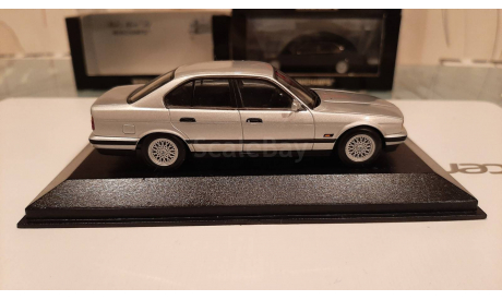 BMW 5er e34 535i Silber blue, масштабная модель, Minichamps, scale43