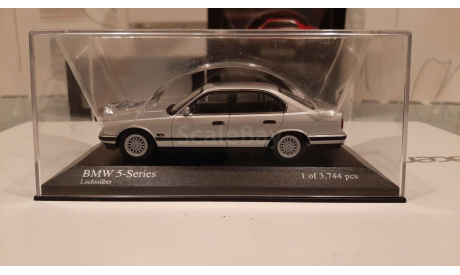 BMW 5er e34 535i Silber blue, масштабная модель, Minichamps, scale43